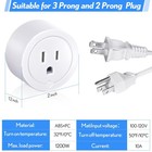1 Piece Thermostatically Controlled Outlet  On At 32  f  Off 50   f White