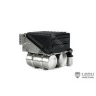 Metal Lesu Battery Tank Equipment Box For 1 14 Rc  Fe Vm Tractor Truck