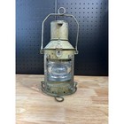 Vintage Oil Lamp Brass Copper Nautical Ship Lantern Boat Light