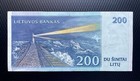 Lithuania 200 Litu 1997 P-63 Cu Prefix Ag