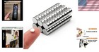 Compact 60 Count Mini Round Magnets - Perfect For Office   Craft Projects