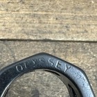 Vintage Odyssey Bmx Seatpost Clamp 25 4mm Black Holey Drilled Nos Old School