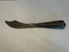 Antique Russian Sterling Silver Filigree Letter Opener