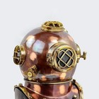 Vintage Marine Divers Helmet Solid Steel   Brass Scuba Diving Helmet 18  W bas