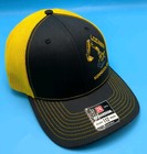 Lozinski Construction Services Minneota Hat Black  Yellow Adjustable Cap Mn