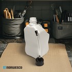 Bushman 4 Pack U-jug Storage Jug  Portable Plastic Container  5 5gal  White