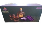 Crown Royal 2 Glasses With 4 Sphere Ice Mold Set -gift New In Box Whiskey