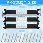 Therwen 6 Set Stainless Steel Pool Ladder Steps Replacement 1 9 Inch Non Slip