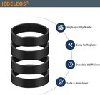 Jedeleos Replacement Belts 301291 For Kirby Avalir  Sentria  4-belt  Black