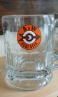 2 Vintage 1960s A w Root Beer Mug Heavy Glass 8 Oz Arrow Bullseye Logo Usa 4 5 
