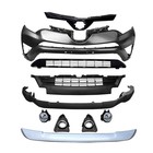 Front Bumper Grille Skid Plate Fog Lights 10pcs For 2016 2017 2018 Toyota Rav4