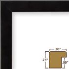 Craig Frames Colori 75    75 Inch Wide Modern Black Picture Frame