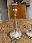 Vintage Pair Of International  prelude  Sterling Silver 7  Candlesticks 