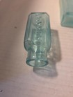 4 Antique Aqua Medicine Bottle Lot  Indian Sagwa Piso   s Cure St  Jacobs Oil 1885