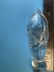 Vintage Clear Glass Decanter perfume wine Bottle Stoppers Lot Of 7  2 Chipped 
