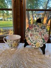 Vintage Duchess Chintz Fine Bone China Cup And Saucer Made In England
