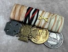 Ww1 Imperial German Pin Cross Badge Medal Uniform Ww2 Vet Iron Parade Ribbon Bar