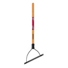 30 In  Double Blade Weeder Cutter  Strong Hardwood Handle