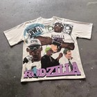 Mens Dennis Rodman Rodzilla Graphic T Shirt Y2k Vintage Streetwear Tee S-4xl