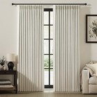  Pinch Pleated 100  Blackout Linen Curtains 90 40 w X 90 l  pack Of 2  Natural