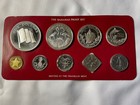 1977 Commonwealth Of The Bahamas Franklin Mint 9-coin Proof Set With Box   Coa