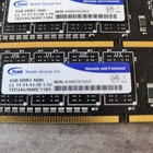 Team Group Rocksoul Ddr3 Dimm 2x4gb  total 8gb  1600mhz Desktop Ram Memory