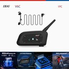 V6c Referee Intercom Helmet 1200m Professional Football Earpiece Headset