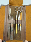 Antique 1920s Student Dissecting Kit    Bausch   Lomb Probes With Bone Handles