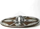 Medieval Shield Viking Wooden Round 24   Battle Armor Heavy Norse Ready Warrior