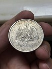 1870 Pi G Mexico Silver  Un Peso Coin Rare