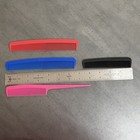 Vtg Goody Usa Hair Comb Wide   Tight Teeth Teaser Unbreakable Rat Tail Lot Of 4