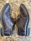 Alfani Brown Leather Cap Toe Lace-up Oxford Dress Shoes Men   s Us 10 5 M