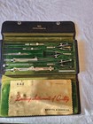 Vintage Keuffel   Esser Anvil Mechanical Drafting Tool Set And Dividers