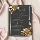 Printable Wedding Invitation   Personalised Invitation   Digital Wedding Invitat