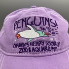 Omaha Henry Doorly Zoo   Aquarium Penguins Youth Hat Adjustable Purple