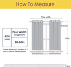 Grey Kitchen Blackout Short Curtain Panels For Bedroom  Thermal Insula
