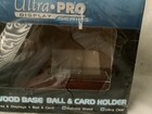 Ultra Pro Display Series Dark Wood Baseball   Card Holder 2003