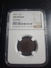 1835 Half Cent Ngc Fine Details Cleaned Certified Early U s  Copper Coin