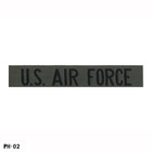 U s  Air Force Subdued Woven Name Tape   Bdu Distinctive Insignia   New
