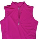 Tail Activewear Top Magenta Fkared side back Sleeveless Mock Neck Sz S
