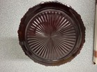 Lot Of 4 Vintage Avon  Ruby Red Glass 1876 Cape Cod 10       Dinner Plates