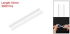3000pcs 10mm Tag Pins Tagging Barbs Fasteners Tag Attachments For Clothes Clear