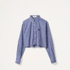 Miu Miu Striped Cropped Shirt Authentic