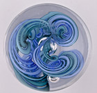 James Alloway  3-cane Blue turquoise Marble  3328 2 45 