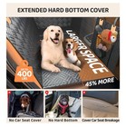 Dog Car Seat Cover Back Hard Bottom Extender For Dogs Supports 400lbs Pet Usa