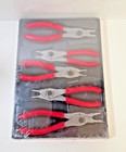  new  Snap-on Srpc105 5 Piece Convertible Snap Retaining Ring Pliers Set Red