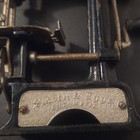 Antique 1901 Smith   Egge Little Comfort Cast Iron Sewing Machine
