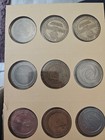 Lot Of 17  1 Metal Casino Tokens 