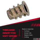 E-z Lok - 900832-10 Lok Threaded Insert  Zinc  Hex-flanged  Hex  