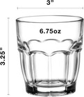 Bormioli Rocco Rock Bar Juice Glass - Set Of 6